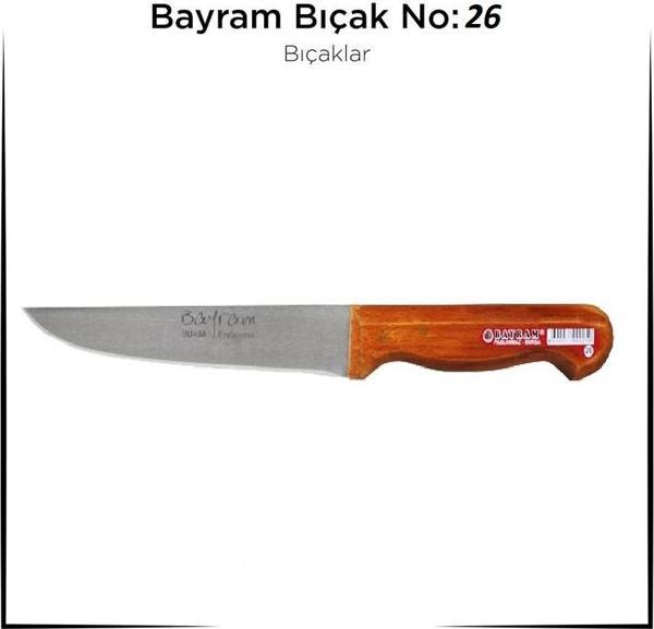 Bursa Bıçağı Bayram Kurban Bıçağı Yemek Bıçağı No : 26  GO50602729120 - Image 1
