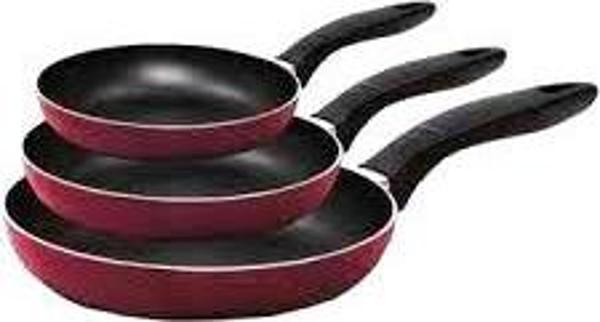 3 BOY TEFLON TAVA SETİ BAKALİT SAPLI16-20-24CM.  GO50602415110 - Image 1