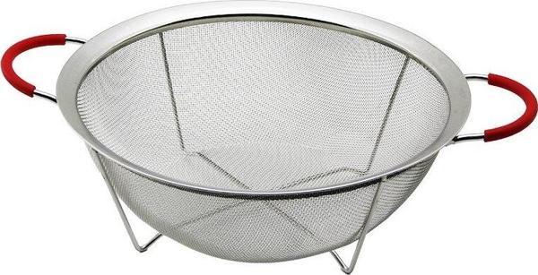 22CM TEL SEPET METAL SÜZGEÇ SİLİKON KILIFLI KULP METAL ÇERÇEVE - AYAK  GO5060Gok222984 - Image 1