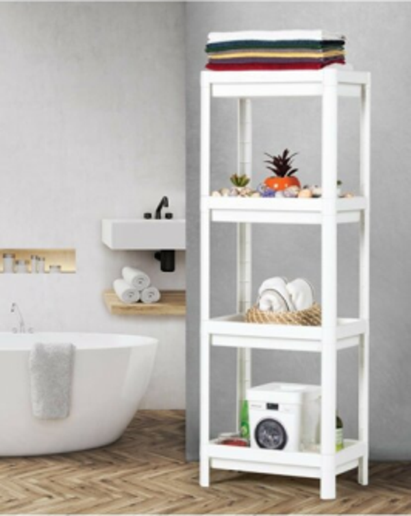 BEYAZ DİKDÖRTGEN RAF ÜNİTESİ PLASTİK  GO50602957780 - Image 1