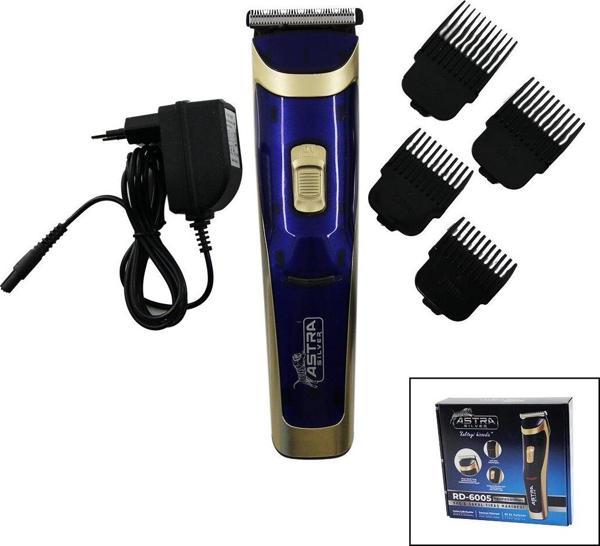 SAÇ SAKAL KESME TRAŞ MAKİNESİ FİŞ ŞARJLI - LED GÖSTERGE - RENKLİ KROM KAPLAMA GÖVDE  RD-6005  GO5060Gok111568 - Image 1