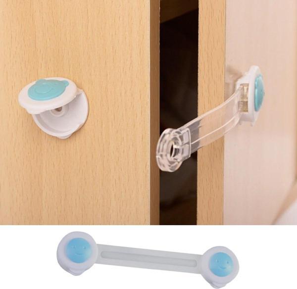 Bebek ve Çocuklar İçin Dolap Çekmece Emniyet Güvenlik Kilidi  GO50609637200 - Image 1