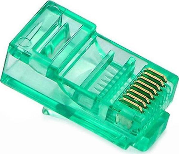 RJ45 CAT6 8P/8C YEŞİL SOKET (100LÜ PAKET)  GO50605492990 - Image 1
