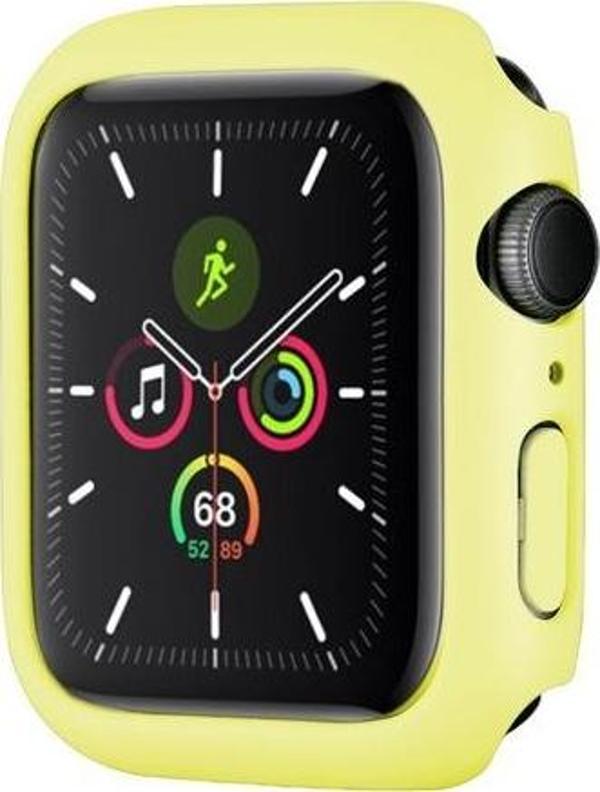 Apple Watch 7 Serisi 41mm Rubber Sert Plastik Mat Kılıf Kapak - Image 1