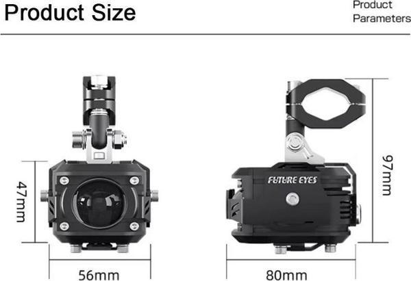 Future Eyes F150 Motosiklet Sis Farı Takım 60w - Image 1