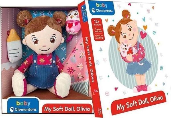 Clementoni Baby Sevimli Bebeğim 17737,Bebekler İçin Peluş Bebek - Image 1