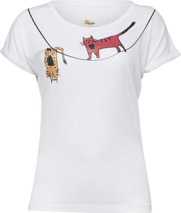 Biggdesign Cambaz Kedi T-Shirt-S - Image 1