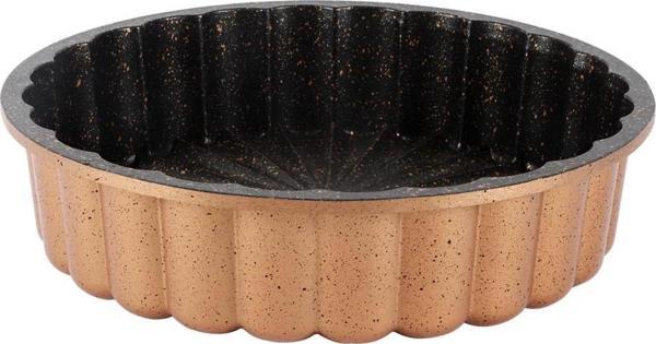 Serenk Fun Cooking Papatya Alüminyum Döküm Granit Kaplama Tart Kalıbı 28 cm Sarı - Image 1