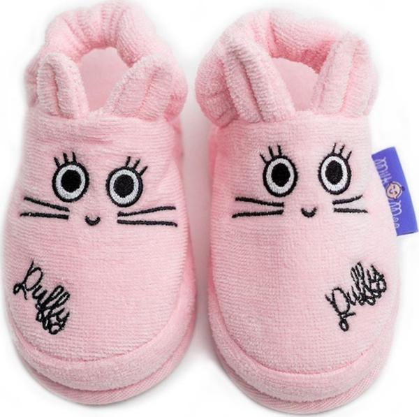Milk&Moo Çocuk Ev Terliği Çançin 2-4 Yaş Pembe - Image 1