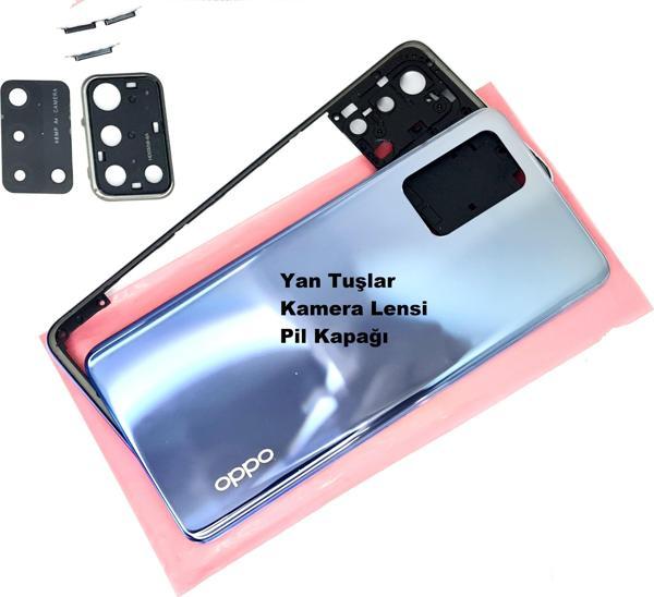Tkgz Oppo A74 ORJ kasa Arka Pil Batarya Kapağı MAVİ - Image 1