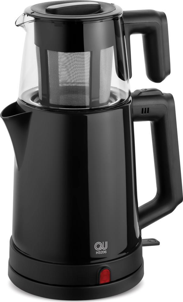 Qu Hs206 Çay Makinesi Siyah Plastik - Image 1