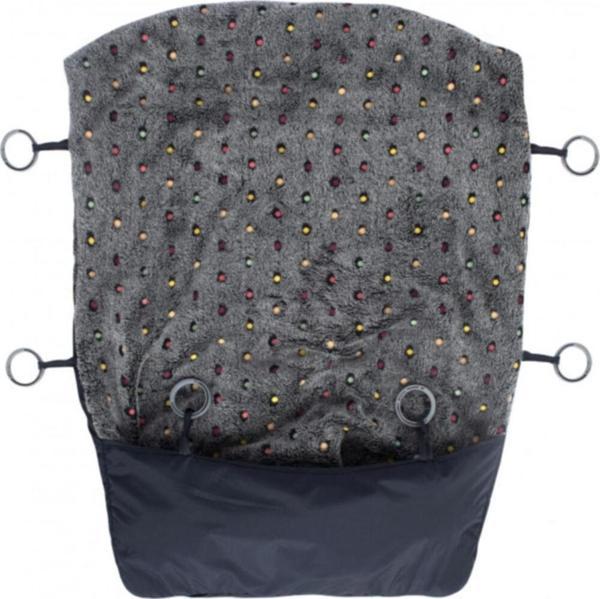 Sevi Unisex Bebek Gri Lüx Bebek Arabası Battaniyesi - Image 1