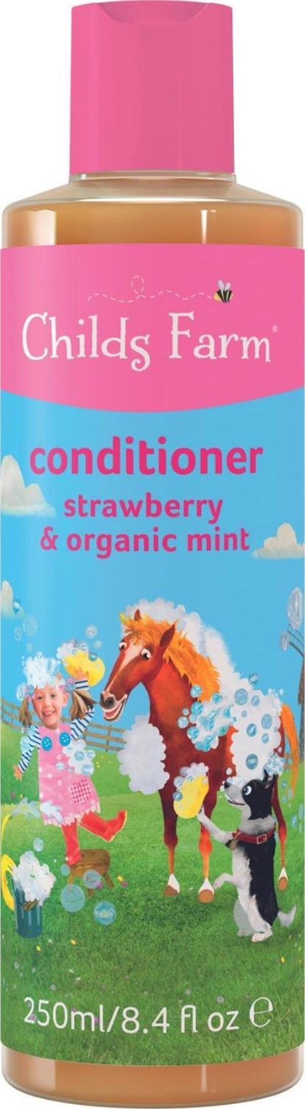 Childs Farm Çilek ve Organik Nane Özlü Çocuk Saç Krem 250ml - Image 1