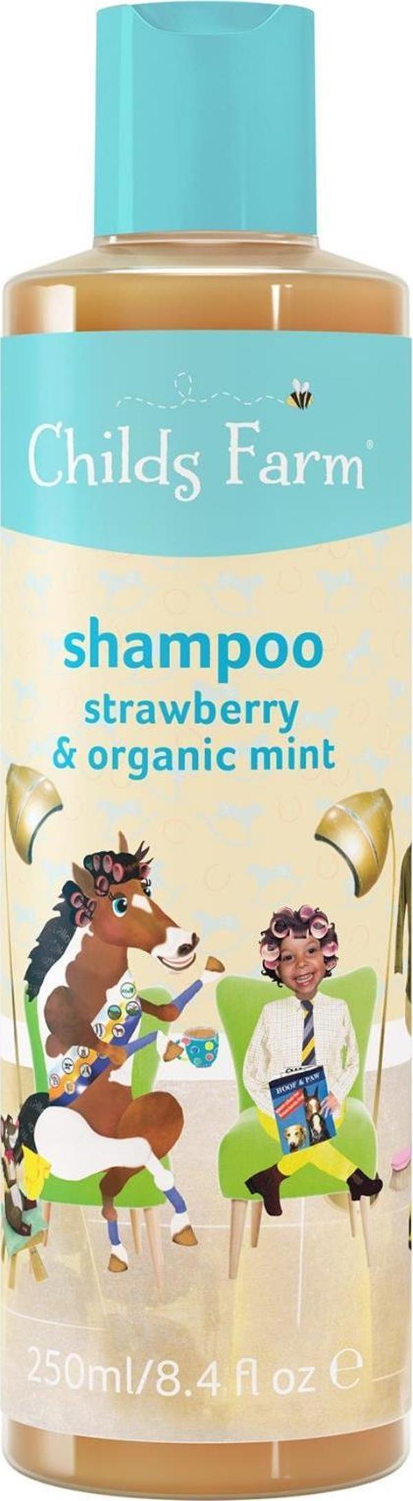 Childs Farm Çilek ve Organik Nane Özlü Çocuk Şampuan 250ml - Image 1
