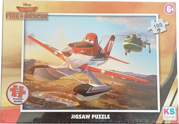 Planes 100 Parça Disney Fire And Rescue Çocuk Puzzle - Image 1