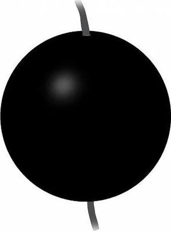 LALIZAS Day signal Ball, diam.600mm, black - Image 1