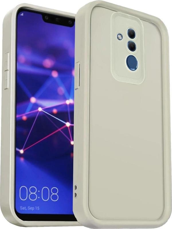 Anka Cep Telefonu Aksesuarları Huawei Mate 20 Lite Kılıf Viera Silikon Kapak + Ekran Koruma + Kablo Koruma - Image 1