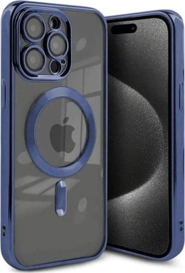Anka Cep Telefonu Aksesuarları Apple İphone 15 Pro Max Kılıf Kross Magneticsafe Kapak + Ekran Koruma + Kablo Koruma - Image 1