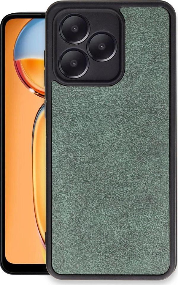 Anka Cep Telefonu Aksesuarları Realme Note 50 4G Kılıf Aras Deri Görünümlü Kapak + Kablo Koruma - Image 1