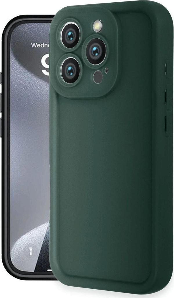Anka Cep Telefonu Aksesuarları Apple İphone 16 Pro Max Kılıf Viera Silikon Kapak + Ekran Koruma + Kablo Koruma - Image 1