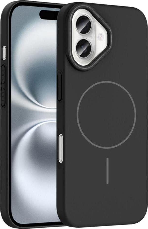 Anka Cep Telefonu Aksesuarları Apple İphone 16 Plus Kılıf Magsafe Şarj Özellikli Ruby Silikon Kapak - Image 1