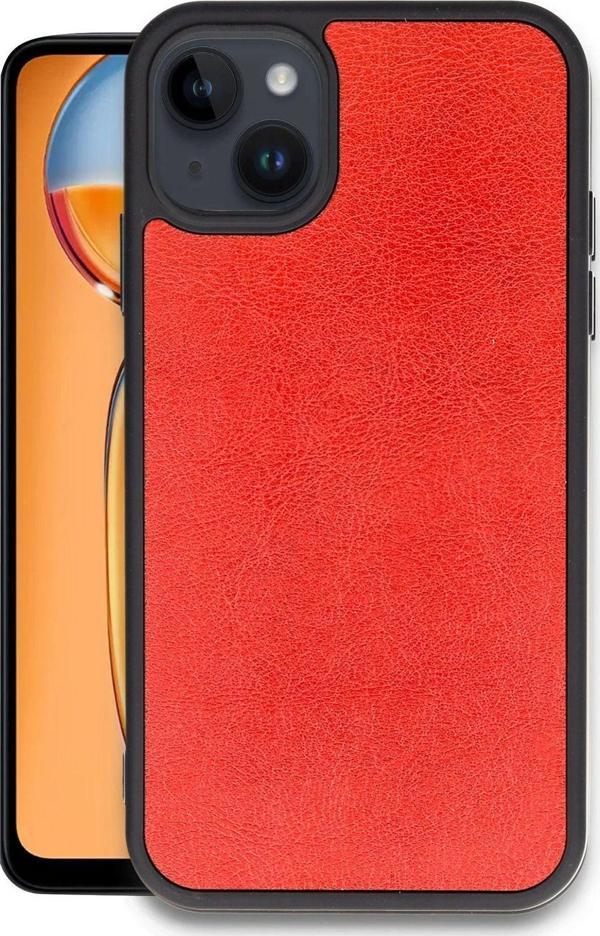 Anka Cep Telefonu Aksesuarları Apple İphone 14 Kılıf Aras Deri Görünümlü Kapak + Ekran Koruma + Kablo Koruma - Image 1