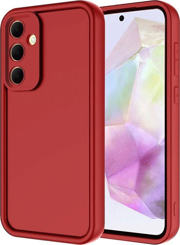 Anka Cep Telefonu Aksesuarları Samsung Galaxy A56 Kılıf Viera Silikon Kapak + Ekran Koruma + Kablo Koruma - Image 1