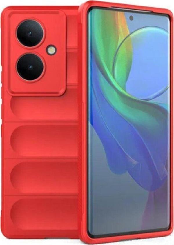 Anka Cep Vivo V29 Lite Uyumlu Kılıf Kamera Korumalı İçi Kadife Yumuşak Silikon Kapak + Ekran Koruma - Image 1