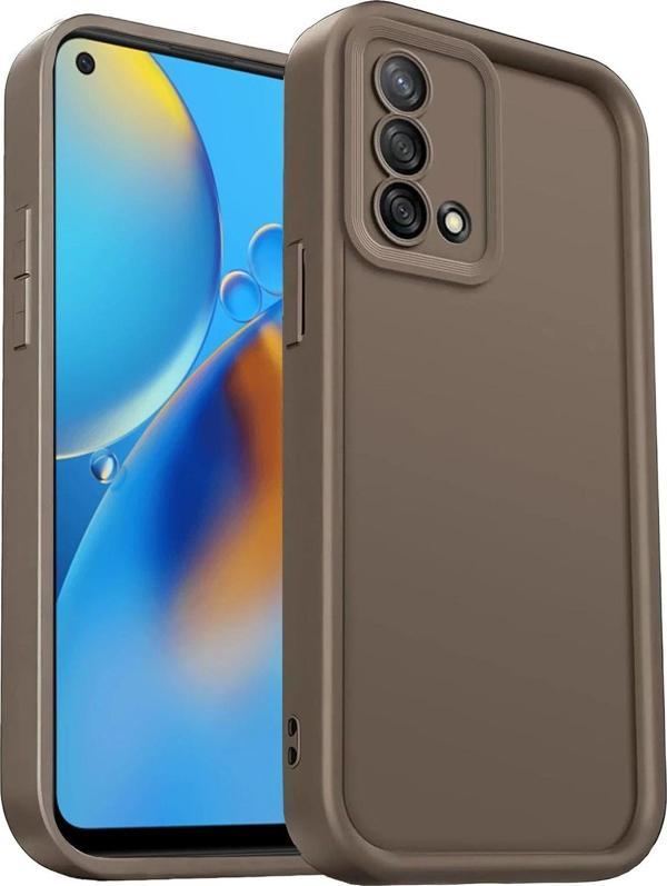 Anka Cep Telefonu Aksesuarları Oppo A74 4G Kılıf Viera Silikon Kapak + Ekran Koruma + Kablo Koruma - Image 1