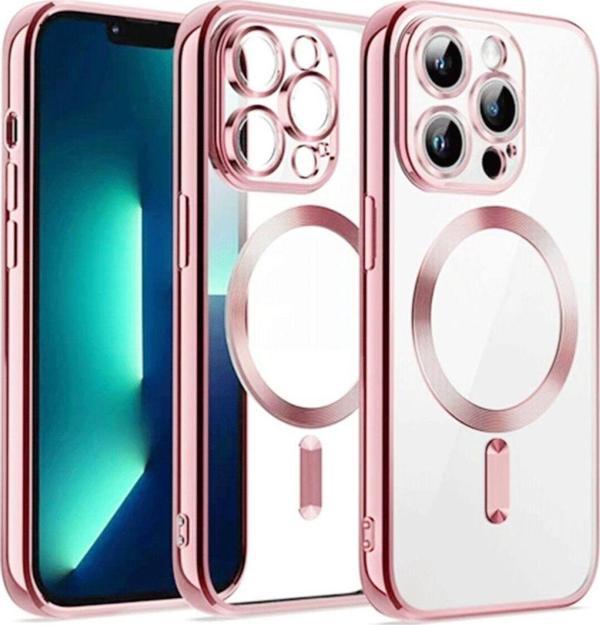 Anka Cep Telefonu Aksesuarları Apple İphone 12 Pro Kılıf Kross Magneticsafe Kapak + Ekran Koruma + Kablo Koruma - Image 1
