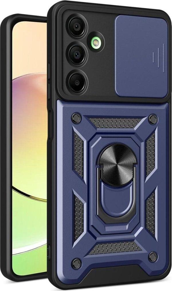 Anka Cep Samsung Galaxy A16 5G Kılıf Pars Lens Yüzüklü Silikon Magnetik Standlı Kamera Korumalı Kapak - Image 1