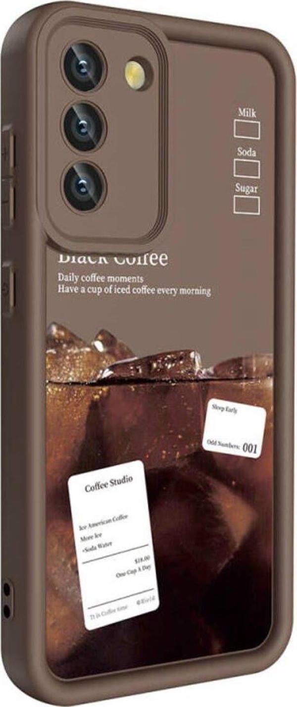 Anka Cep Samsung Galaxy S21 Fe Kılıf Kamera Korumalı Baskılı Arka Yüzey Klas Silikon Kapak + Ekran Koruma - Image 1