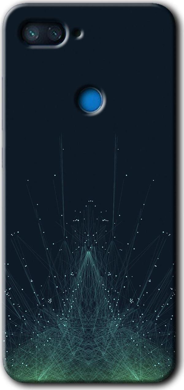 Anka Cep Telefonu Aksesuarları Xiaomi Mi 8 Lite Kılıf Hd Desen Baskılı Arka Kapak + Kablo Koruyucu + Nano Ekran Koruma - Image 1
