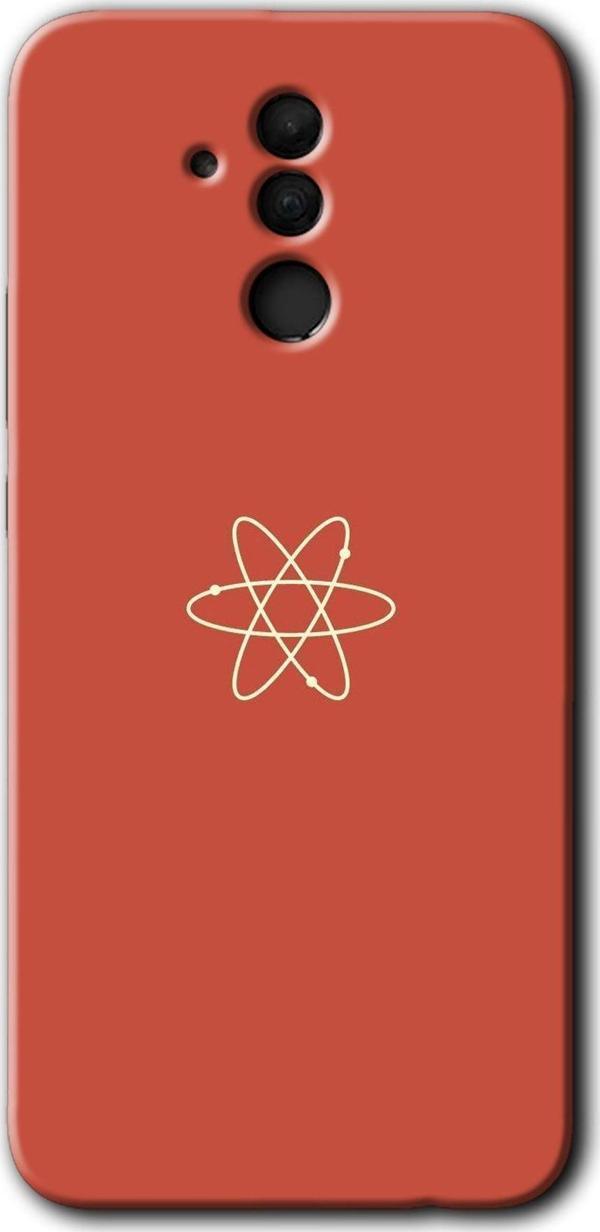 Anka Cep Telefonu Aksesuarları Huawei Mate 20 Lite Kılıf Hd Desen Baskılı Arka Kapak - Atom - Image 1