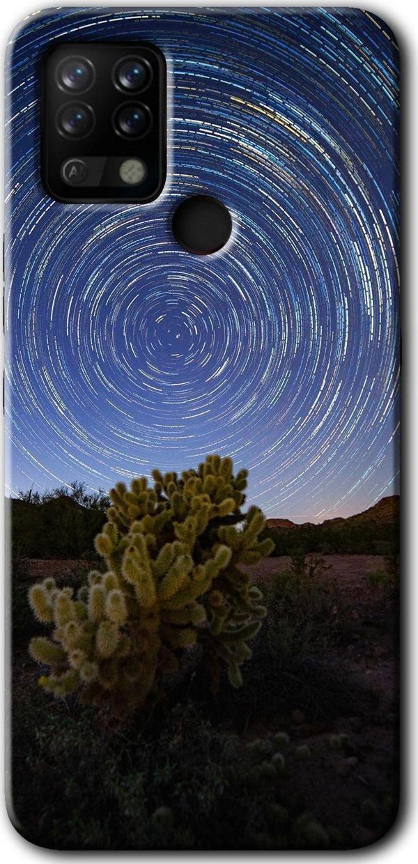 Anka Cep Telefonu Aksesuarları Tecno Tekno Pova Kılıf Hd Desen Baskılı Arka Kapak - Eclipse Sky - Image 1