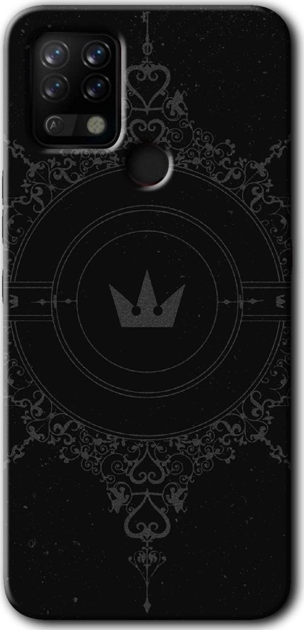 Anka Cep Telefonu Aksesuarları Tecno Tekno Pova Kılıf Hd Desen Baskılı Arka Kapak - Siyah Mandala 1 - Image 1