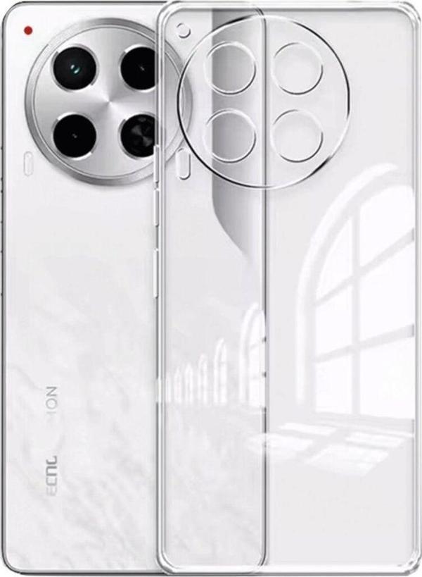 Anka Cep Telefonu Aksesuarları Tekno Tecno  Camon 30 (Cl6) Kılıf Lüx Şeffaf Silikon Kapak - Image 1
