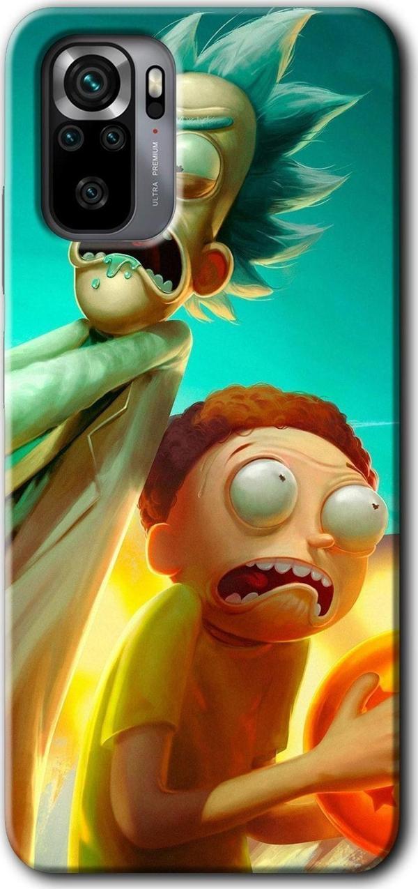 Anka Cep Telefonu Aksesuarları Redmi Note 10S Kılıf Hd Desen Baskılı Arka Kapak + Kablo Koruyucu + Dokunmatik Kalem - Image 1