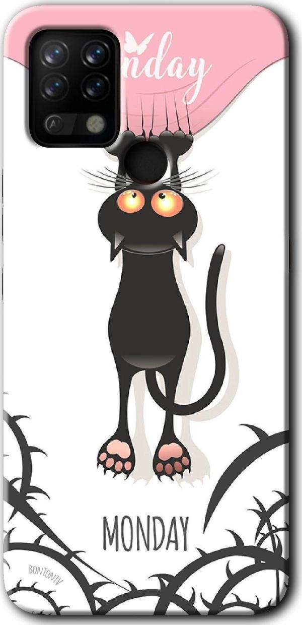 Anka Cep Telefonu Aksesuarları Tecno Tekno Pova Kılıf Hd Desen Baskılı Arka Kapak - Dark Sunday - Image 1