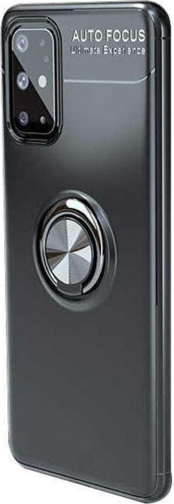 Anka Cep Samsung Galaxy S20 Plus Kılıf Ravel Yüzüklü Standlı Silikon Kapak + Kablo Koruma + Ekran Koruma - Image 1