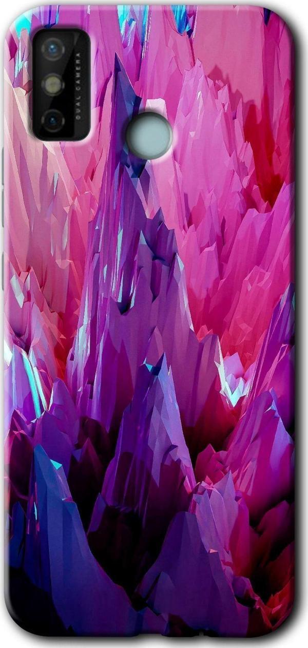 Anka Cep Telefonu Aksesuarları Tecno Tekno Spark 6 Go Kılıf Hd Desen Baskılı Arka Kapak - Abstraction Sharp - Image 1