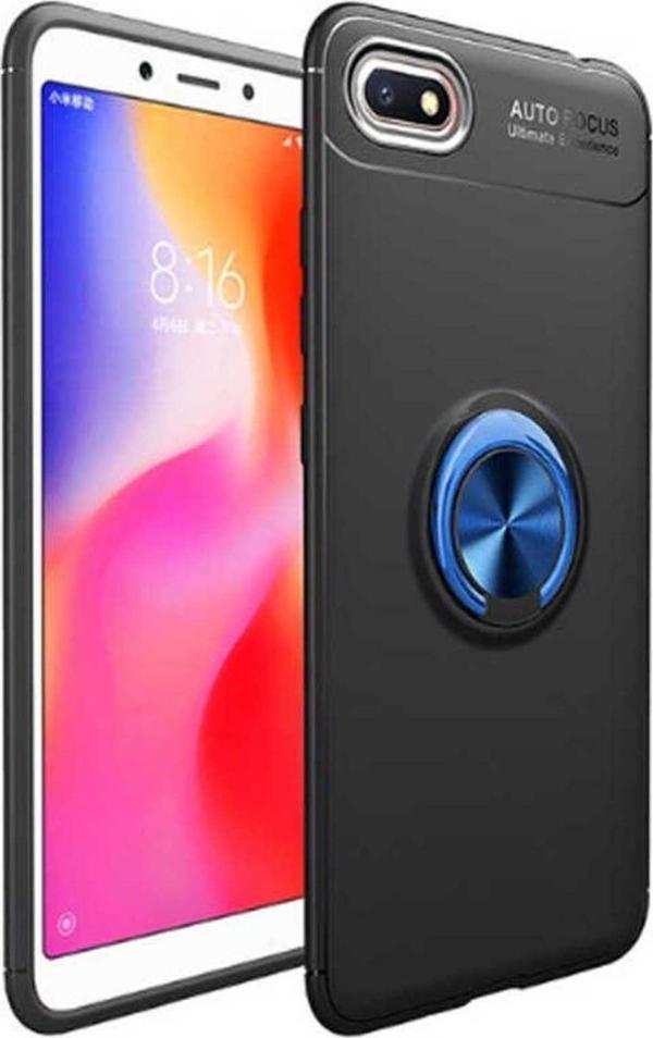 Anka Cep Telefonu Aksesuarları Huawei Y5 2018 Kılıf Ravel Yüzüklü Silikon Kapak + Ekran Koruma - Image 1