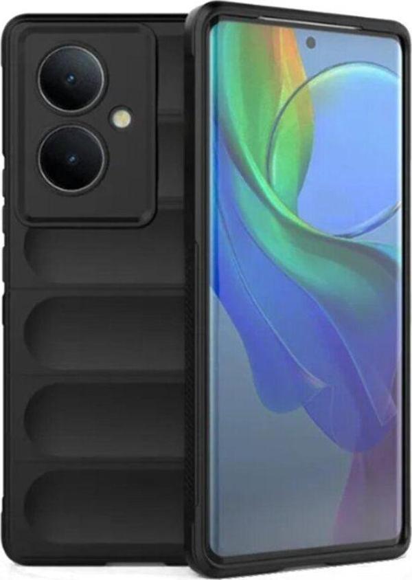 Anka Cep Telefonu Aksesuarları Vivo V29 Lite Kılıf Kamera Korumalı İçi Kadife Yumuşak Silikon Kapak + Ekran Koruma - Image 1
