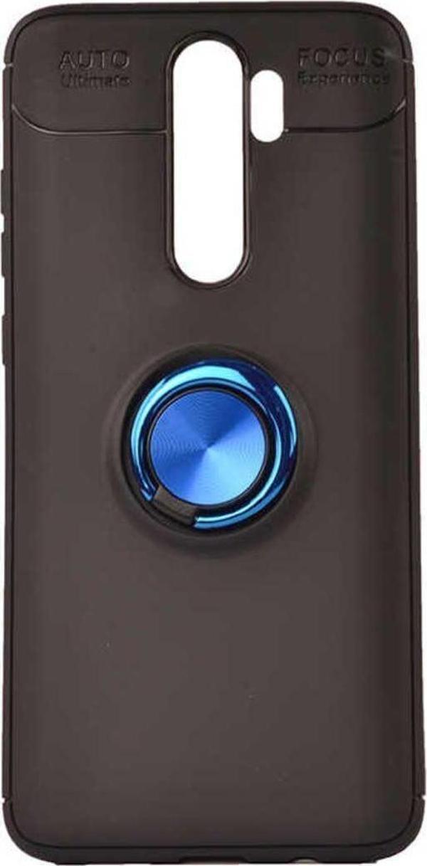 Anka Cep Xiaomi Redmi Note 8 Pro Kılıf Ravel Yüzüklü Standlı Silikon Kapak+ Ekran Koruma + Kablo Koruma - Image 1