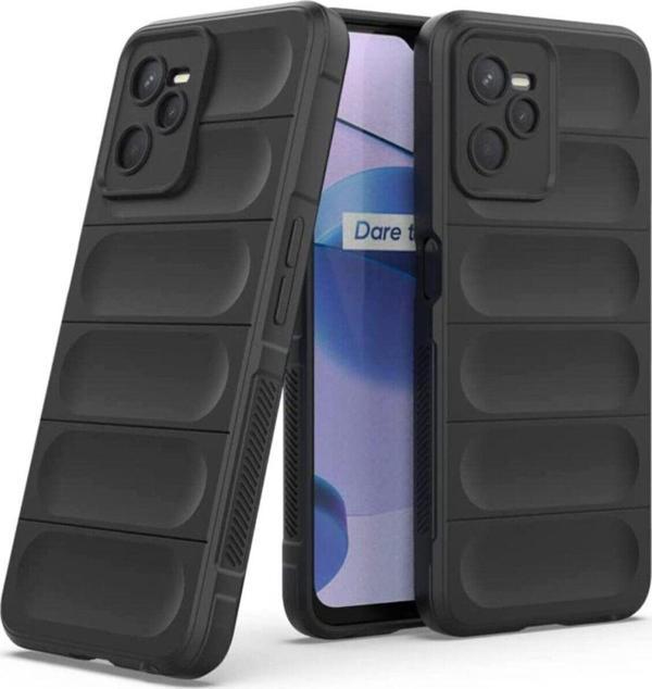 Anka Cep Telefonu Aksesuarları Realme C35 Kılıf Kamera Korumalı İçi Kadife Yumuşak Silikon Kapak + Ekran Koruma - Image 1