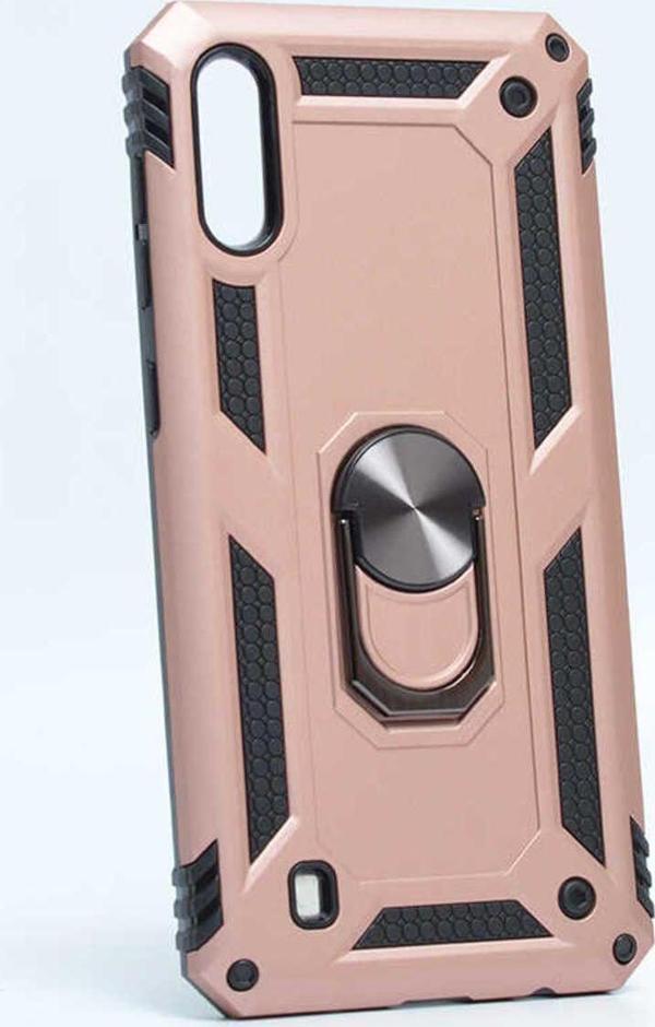 Anka Cep Telefonu Aksesuarları Samsung Galaxy M10 Kılıf Vega Yüzüklü Standlı Tank Zırh Kapak + Ekran Koruma - Image 1
