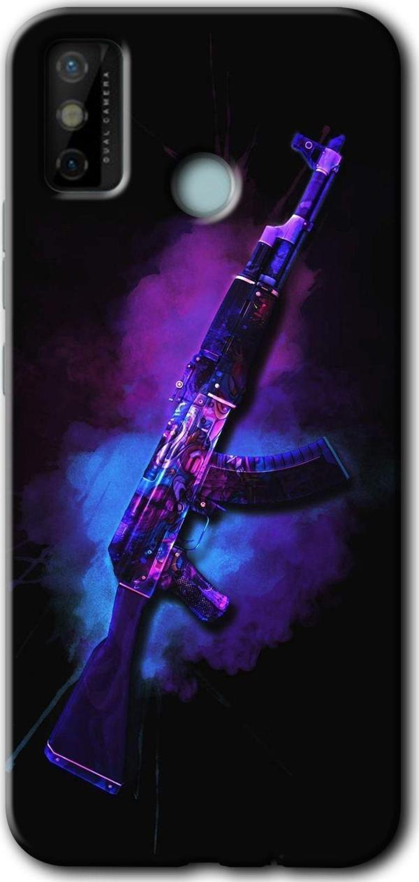 Anka Cep Telefonu Aksesuarları Tecno Tekno Spark 6 Go Kılıf Hd Desen Baskılı Arka Kapak - Ak - Image 1