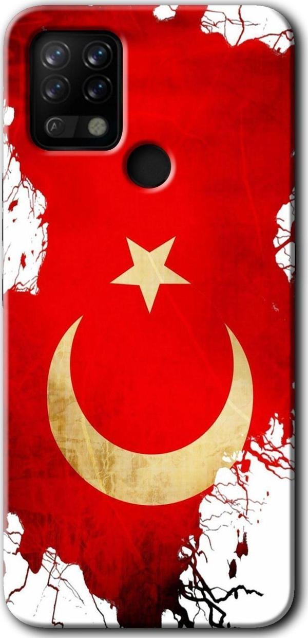 Anka Cep Telefonu Aksesuarları Tecno Tekno Pova Kılıf Hd Desen Baskılı Arka Kapak - Türkiyem - Image 1