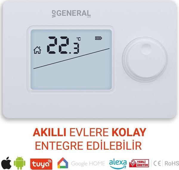 General Life General Ht250 Smart Wifi Kontrollü Oda Termostatı - Image 1