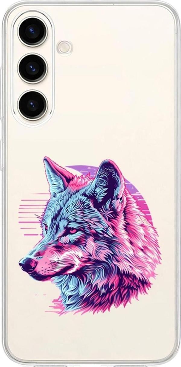 Zeynoiletişim Samsung Galaxy S24 Fe Uyumlu Neon Kurt  Desenli Silikon Kılıf - Image 1